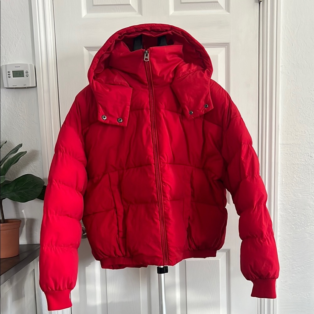 Lucky Brand Red Puffer Jacket size L - Picture 3 of 15